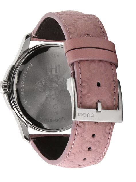 orologio rosa pelle gucci|Orologio G.